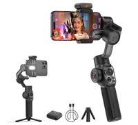 ZHIYUN Smooth 5S AI Combo[Oficial] Handy Gimbal de 3 Ejes | Estabilizador Smartphone con Trípode, Luces Magnéticas, Luz de Relleno Incorporada, Para Vlog, Youtube, TikTok