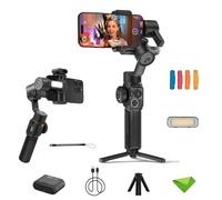 Zhiyun Smooth 5S AI Pro Estabilizador de cardán para teléfono Inteligente, cardán de teléfono de 3 Ejes, estabilizador de teléfono de Seguimiento AI para iPhone 14 Pro MAX Plus 13 12 11 X XR XS, etc.