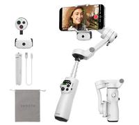 ZHIYUN Smooth Q5 Ultra Combo[Oficial] Estabilizador Smartphone, Seguimiento por AI, Comandos de Voz, Control Remoto, Integrada Luz de Relleno/Barra de Extensión/Trípode, Batería de 13.5h, Gimbal Móvil