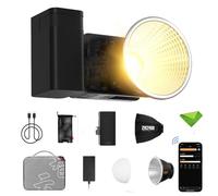 Zhiyun X60 Pro 60W Luz de vídeo LED, CCT Bicolor 2700-6500K CRI≥95 TLCI≥97, luz de Control de aplicación para iluminación de vídeo de Estudio, Youtube, Vlog, transmisión en Vivo, etc. (Montaje ZY)