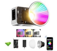 Zhiyun X60 RGB Luz de vídeo LED, CCT 2700-6500K CRI≈95 TLCI≈98, Luces de vídeo de Control de aplicación para iluminación de vídeo de Estudio, Youtube, Vlog, transmisión en Vivo, etc. (Montaje ZY)