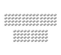 ZHIZAIHU 100 Piezas 24 mm x 11 mm x 10 mm Consola Mezcladora Deslizador Fader Perillas de Repuesto para Potenciómetro Perilla Gris Marca Negra