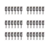 ZHIZAIHU 36X Sillines de Puente de Guitarra Roller Tremolo para Strat Tele Accesorios de Guitarra Eléctrica Plata