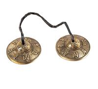 ZHIZAIHU Campana de meditación tibetana de 6,5 cm, instrumento de meditación para percusión