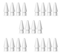 ZHIZAIHU Paquete de 20 puntas de repuesto para puntas de lápiz para lápices de 1ª y 2ª generación (blanco)