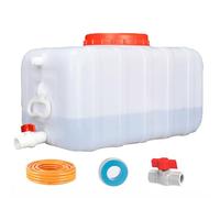 ZHJLF Plástico Bidón De Agua con Grifos, Gran Capacidad Portátil Contenedor De Agua para Camping Emergencia Picnic Tanque De Agua(Size:80L/21gallon)