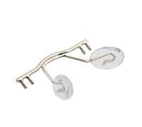 Zhjlut 10 Unids/Gafas De Acero Inoxidable Puente, Gafas Pendiente De La Nariz, Vidrios Puente Reemplazo Marco Sin Llantas For Gafas Reparación (Color : Silver)