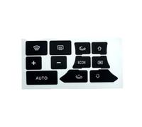 ZHjLut Compatible con Audi para A3 8P 2003 2004 2005-2012 Kit reparación Botones Aire Acondicionado salpicadero de Coche, Pegatinas Interruptor de Control de climatización