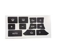 ZHjLut Compatible con Audi para A3 8P 2003 2004-2008 Kit de reparación de botón de Interruptor de Aire Acondicionado de Coche, Pegatina Adhesiva, Cubierta de botón de fijación