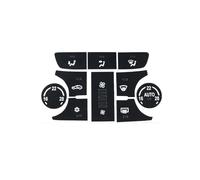 ZHjLut Compatible con Opel para Mokka Kit de calcomanías de reparación de Botones Multimedia de Radio, botón de Control A/C para salpicadero de Coche, Pegatina Decorativa (Color : B)