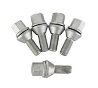 ZHjLut Tornillos de Rueda Compatible con Dacia M12x1.5 Hex 17 mm de Longitud 57 mm de Longitud de Rosca 25 mm Pernos de orejeta Tornillo de Cubo de Rueda Traje