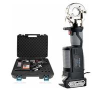 ZHJOPP Alicates hidráulicos, alicates hidráulicos eléctricos Recargables de Mango Recto, Mini alicates de prensado portátiles pequeños, Kit de Mini Herramientas de batería de Litio