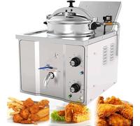 ZHJOPP Freidora eléctrica, freidora a presión de sobremesa, freidora de Aceite y freidora de Aire con Temporizador de 30 Minutos para cocinas de restaurantes.