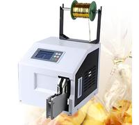 ZHJOPP Máquina de Enrollado automática, máquina automática de Bridas, Pantalla, Adecuada para panadería, máquina de Dulces, Bolsa de Alimentos