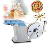 ZHJOPP Máquina de torsión eléctrica Semi-automática, máquina de torsión de Alta Velocidad, máquina de Sellado automática, Equipo de Sellado y flejado de Bolsas
