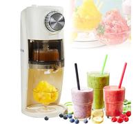 ZHJOPP Máquina eléctrica para Hacer Hielo raspado, máquina de Hielo de sobremesa, Hielo picado rápido en 2 Segundos, Control táctil, para granizados y Bebidas congeladas.