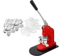 ZHJOPP Máquina para hacer botones de bricolaje de 25 mm a 75 mm, kit de prensa de insignias con 100 piezas, fabricante de insignias personalizadas y manualidades (44 mm)