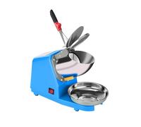 ZHJOPP Máquina para Hacer Hielo raspado, eléctrica, con Doble Cuchilla, 300 W, 2200 RPM, trituradora de Hielo de Acero Inoxidable, máquina para Hacer Conos de Nieve (Blue)