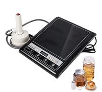 ZHJOPP Sellador de inducción portátil de 20 mm - 100 mm, máquina de Sellado de Tapa de Botella por inducción, sellador electromagnético de Aluminio para Botellas de Vidrio y plástico.