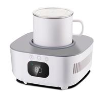 ZHJOPP Vaso térmico portátil de 220 V, Enfriador instantáneo de Bebidas eléctrico Inteligente de 50 W con Pantalla LCD, Ajuste de Temperatura de -15 ℃ a 80 ℃. (Smart)