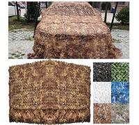 ZHJSHOU Red De Camuflaje para Exteriores,Malla Camuflaje Sombra para la Caza,Toldo Camuflaje Protección Visual para Jardín, Ocio, Camping, Fiestas, Bares, Decoració,Desierto,5X10m/16.4x32.81ft