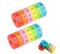 ZHjuju Juguetes Magnéticos De Aprendizaje Aritmético,2 Piezas Juguete de Inteligencia para Desarrollar el Cerebro Juguete Educativos Magnético Aprendiendo Matemáticas para Niños