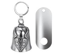 ZHjuju Llavero Colgante Mot,Campanas de Moto Guardian Bell Campana Guardiana para Bicicletas y Motos