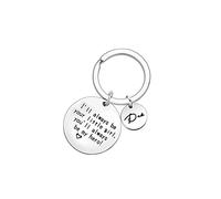 ZHjuju Llavero de papá,Regalo para Papá con Palabras Significativas,Lavero Personalizado Ideal Como Regalo del Día del Padre y Cumpleaños del Padre(Plata).