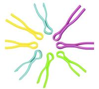 ZHjuju Portahilos de Bobina,40 Piezas Clips Bobina Plástico Portacarrete Colorido Portabobinas para Máquina de Coser Accesorios Mantener su Bajo Control-Thread Soporte Bobina Clip.（4 Colores.