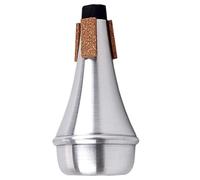 ZHjuju Silenciador de Trompeta de Práctica de Aluminio Ligero,Practice Trumpet Mute Silencer Trompeta de Práctica Silencio Recto de Trompeta Plata Trompeta Mute para Jazz