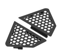 Zhjvihx 1 par de Cubiertas Laterales para Tanque de Gasolina, Decoración de Inserciones de Plástico para Tanque de Izquierdo y Derecho con Estilo de Malla Moderno, Reemplazo de (BLACK)