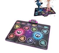 Zhjvihx Alfombra de Baile Electrónica, Juego de Baile Interactivo con Música Incorporada para 2 Jugadores con Música Animada para Uso Doméstico, Actividad para Desarrollar la