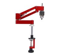 Zhjvihx Brazo de Roscado, Soporte Voladizo Ajustable con Marco de Metal Resistente y Perilla de Bloqueo Fácil para Taladrar y Roscar con Precisión, Compatible con Taladro Eléctrico