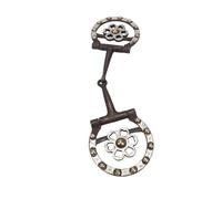 Zhjvihx Broca de Boca de Caballo, Mordedura de Filete Articulada de Acero con bajo Contenido de Carbono de Bronce Antiguo para Entrenamiento y Equitación de Caballos, Brocas Ecuestres