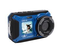 Zhjvihx Cámara Subacuática 4K de 10 Metros (33 pies), Cámara Digital Impermeable de 64 MP con Doble Pantalla y Enfoque Automático, 128 GB de Almacenamiento y Batería de 1500 MAh, Ideal