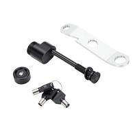 Zhjvihx Cerradura de Enganche de Remolque con Llave, Ajuste de 2 y 1,25 | Cubierta Antipolvo para Cilindro de Cerradura, Repuesto para Thule T2 Doubletrack Vertex Roadway Parkway