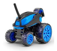 Zhjvihx Coche Acrobático RC con Luces LED, Coche de Control Remoto de 5 Ruedas de 2,4 GHz con Rotación 360 y Conducción Independiente, de Carreras RC Todo Terreno para Niños Niñas