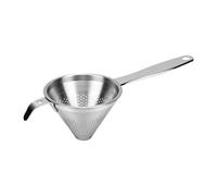 Zhjvihx Colador Cónico, Colador de Cocina de Acero Inoxidable 304 para Salsas, Caldos, Sopas, con Gancho para Ollas y Sartenes, 13,58 Pulgadas de Longitud