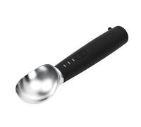 Zhjvihx Cuchara para Helado Eléctrica, 3 Ajustes de Temperatura Ajustables, Cuchara para Helado Calentada para Conos de Sundae (BLACK)