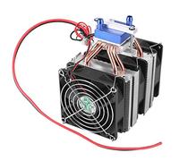Zhjvihx Enfriador Termoeléctrico, Enfriador de Agua de Refrigeración Semiconductor de Alta Potencia de 120W 180W con Cuatro Tubos de Calor de Cobre y Bloque de (120W (Adecuado para pecera de 30L))