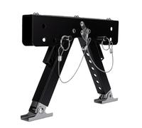 Zhjvihx Estabilizador de Escalones para Vehículos Recreativos para Remolques de Viaje de Quinta Rueda, Autocaravanas, Soporte de Escalones Plegable con Ajustable de 2,8 a 11,4 Pulgadas,