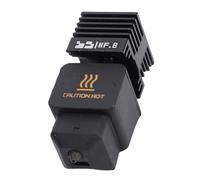 Zhjvihx Hotend de Alto Flujo, Boquilla de Acero Endurecido de 0,8 Mm para Impresora 3D Bamboo Lab H2D H2S A1 Series, con Bloque de Cobre Chapado y Disipador de Calor de Aleación de Ti