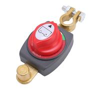 Zhjvihx Interruptor de Desconexión de Batería, Aislador de Batería de Poste de Encendido y Apagado 275A con Abrazadera de Latón Negativa, para Automóvil, Vehículo, RV, Barco, Camión