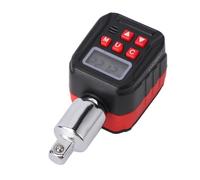 Zhjvihx Juego de Adaptadores de Torsión Digitales de 1/2" con Adaptadores de Dados (1/4", 3/8") - Precisión de ±2%, 7,4-147,5 Pies/lb, Alertas LED y Zumbador, Funciona con Llave de (,5-30 Nm)