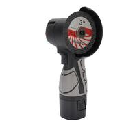 Zhjvihx Kit de Amoladora Angular Inalámbrica, Mini Máquina Cortadora de Mano de 28000 RPM con 2 Baterías de 1800 MAh y 6 Discos para Moler, Cortar Metal, Madera y Piedra (Enchufe europeo 220V)