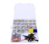Zhjvihx Kit de Conector de Clavija, 12 V, 25 Tipos, 8 Tamaños, Clavijas de Terminal con 300 Anillos de Sellado Impermeables y 18 Herramientas de Extracción, para Arnés de Cableado de,