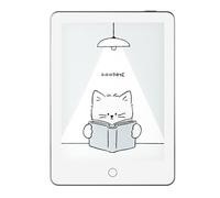 Zhjvihx Lector de Libros Electrónicos de 6 Pulgadas, Pantalla de Tinta Electrónica de 300 PPP con Luz de Lectura Incorporada, 4 GB de RAM, 64 GB de Almacenamiento Ampliable, Batería (White)