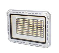 Zhjvihx Luz de Trabajo Magnética, Aleación de Aluminio Plegable Recargable de 2000 Lúmenes con Batería de 4000 MAh y Temperatura de Color Ajustable, para Taller, Camping, Fotografía,