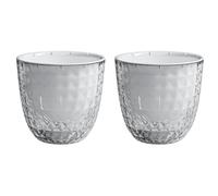 Zhjvihx Macetero de Riego Automático de 6,3 Pulgadas, Paquete de 2 Maceteros de Plástico Premium con de Doble Capa y Mecha de Algodón para Plantas de Interior y Exterior, Violetas (Grande)