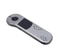 Zhjvihx Mando a Distancia Inalámbrico para Presentador, Clicker de Presentación Recargable de 2,4G con Panel Táctil, para PC Portátil para iOS, para, para, para Os X (Grey)